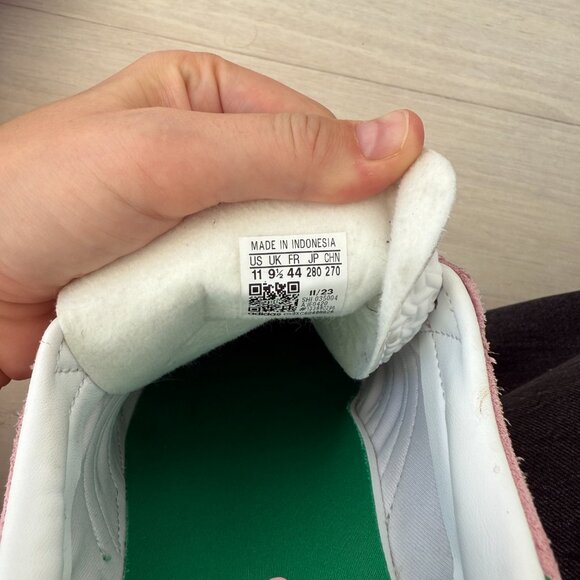 Adidas Gazelle Bold Pink & Green Sneakers - Picture 5 of 5